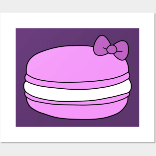 Purple Macaroon Posters and Art